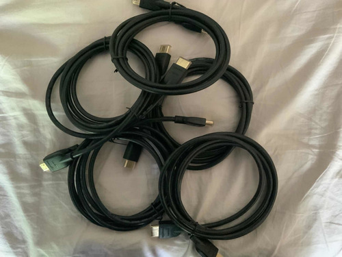 Paquete De 5 Cables Hdmi De Alta Velocidad Con Ethernet