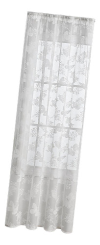 Cortina Floral De Encaje Ventana Filtro De Moda 100x200cm