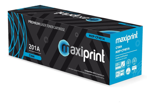 Imagen 1 de 2 de Toner Compatible Hp Cyan Cf401a 201a / Canon Crg045c