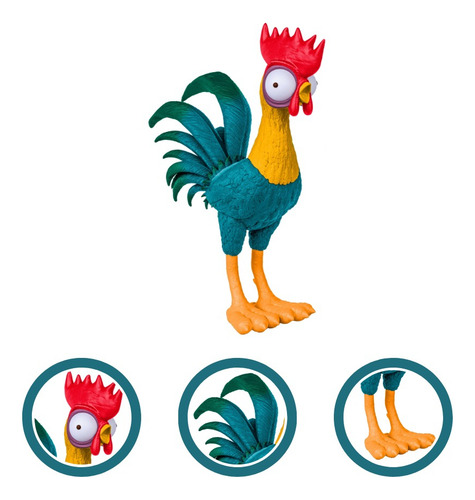 Boneca Galo Hei Hei Moana Cotiplas