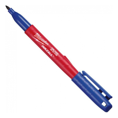 Imagen 4 de 8 de Marcador Inkzall Punta Fina Azul 48223180 Milwaukee