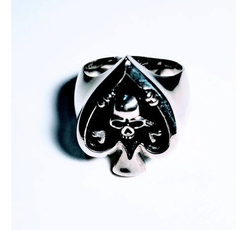 Anillo Acero Quirúrgico Calavera Pica Bones