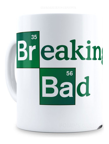 Canecas Personalizadas Porcelana 325 Ml Breaking Bad 12x S/ Juros