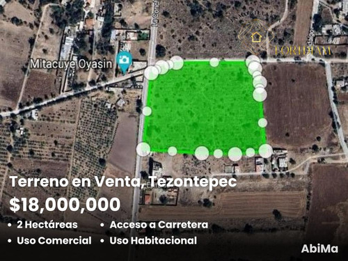 Terreno En Villa De Tezontepec