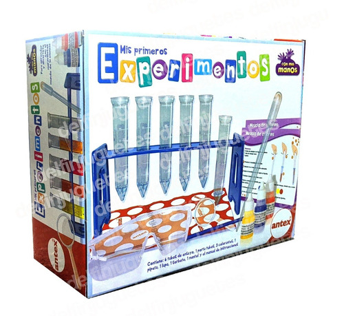 Imagen 2 de 5 de Antex Primeros Experimentos Juego Química Con Tubos Ensayo