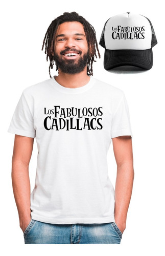 Combo Remera + Gorra - Los Fabulosos Cadillacs - Unisex