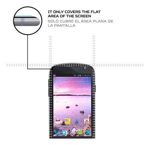 Protector Mica Pantalla Para Airis Tm450
