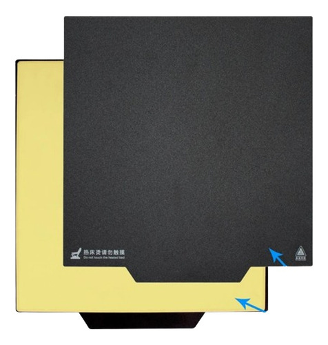 Base Magnética Flexible Para Cama Impresora 3d 23,5 X 23,5cm