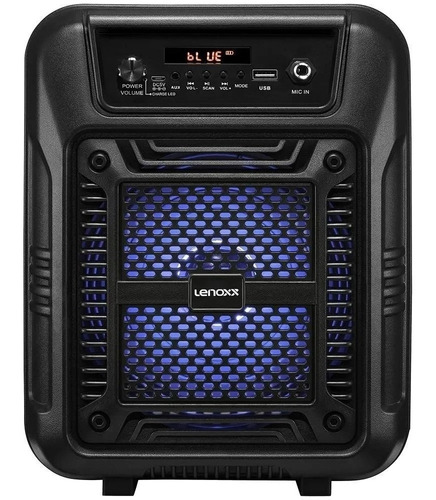 Imagem 1 de 4 de Caixa Som Bluetooth Amplificada Lenoxx Ca60 80w Usb E Rádio