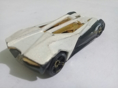 Hot Wheels Split Vision Blanco Dorado (Usado)