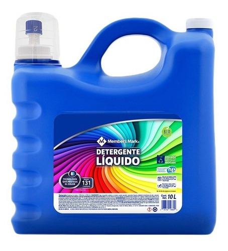 Detergente + Suavizante Members Mark 10 L Rinde 131 Cargas