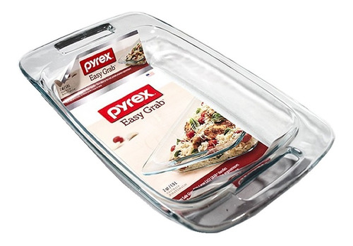 Budinera Pyrex Fuente Molde Pan Vidrio 1,9 Litros Tienda Pepino Panera Agarre