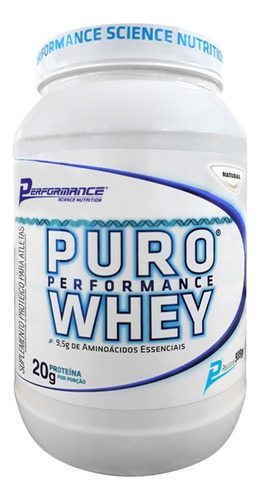 Puro Whey 900g - Performance Sabor Natural