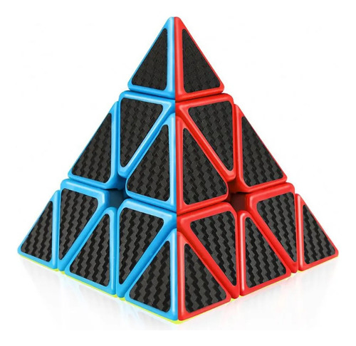 Cubo Rubik Moyu Meilong Piramide Pyraminx 3x3 Carbono Veloci