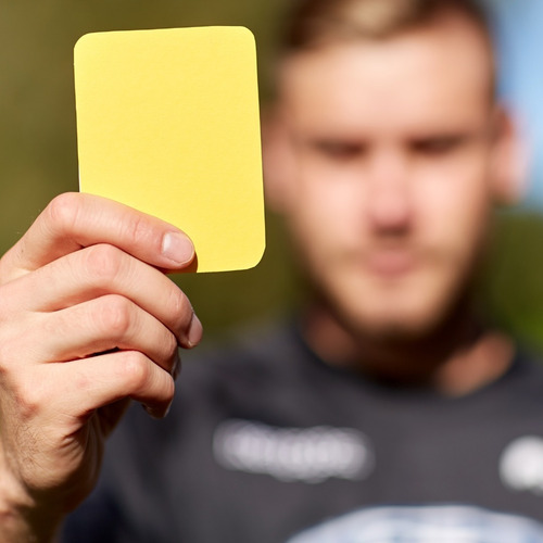 Tarjeta Amarilla Y Roja Para Arbitros Futbol