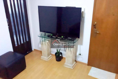 Imagem 1 de 9 de Apartamento À Venda, 45 M² Por R$ 205.000,00 - Aparecida - Santos/sp - Ap3141
