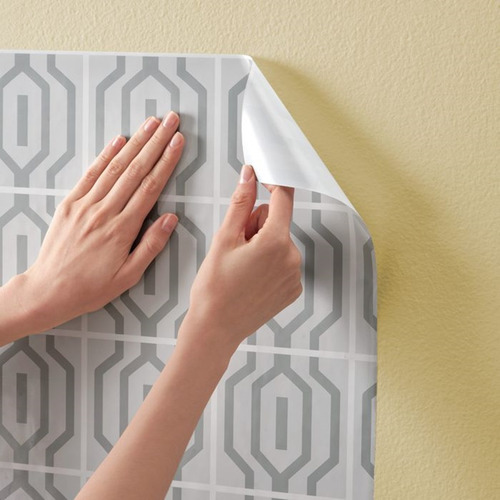 Imagen 2 de 4 de Tapiz Adherible Pared Cocina Baño Recamara Vinil Decorativo