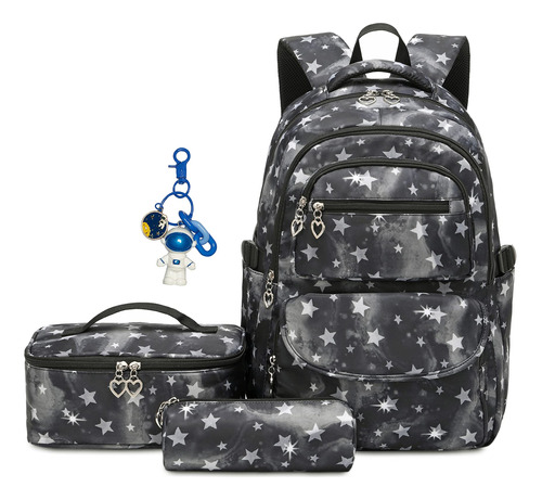 Daisy Prints - Juego De Mochila Con Kits De Almuerzo, Bolsa