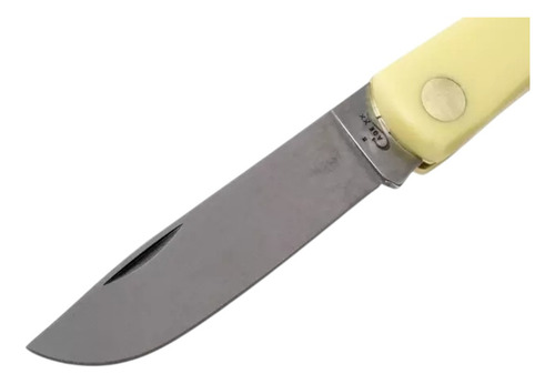 Navaja Case Xx 3137 Amarilla Smooth Sod Buster Jr 1 Hoja Amarillo
