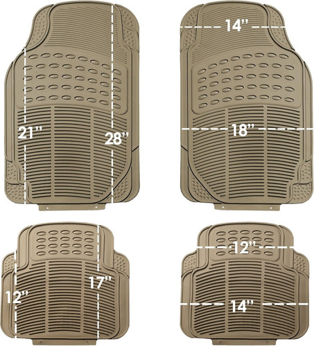Tapetes 4 Pzs Rayas Jac Frision T8 2024