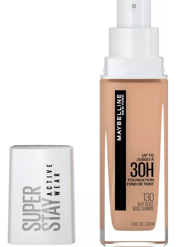 Maquiagem Maybelline Base Líquida Superstay Active Waer 130 130 Buff Bege