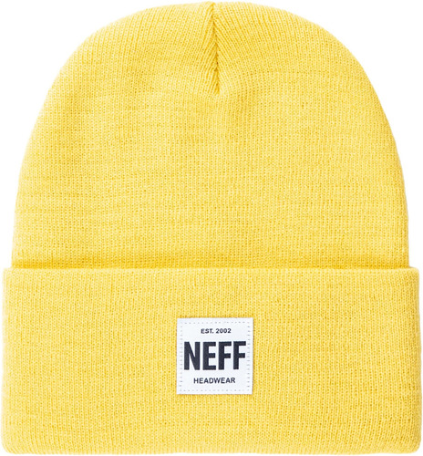 Neff Gorro Lawrence Para Hombre Para Invierno, Amarillo Prím