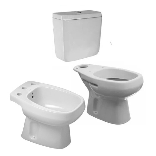 Combo Juego Baño Monaco Roca Inodoro Mochila Bidet