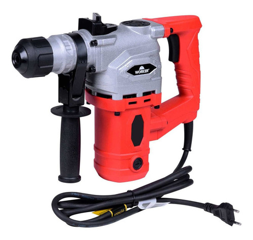 Martelete Eletropneumático Worker 900w Sem Fio Vermelho 220v