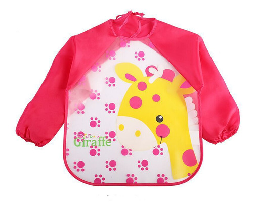 Camiseta Rosa Con Babero De Jirafa Con Manga Larga De Jirafa Kababy