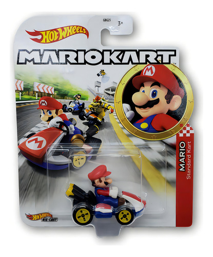 Mario Kart Hotwheels Mario Bross Azul