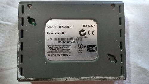Imagen 3 de 3 de Swicht D-link 5 Puertos 10/100
