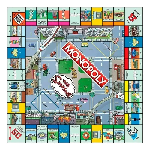 Juego de mesa Monopoly Los Simpsons Hasbro 9770