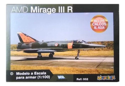 Modelo A Escala Para Armar Maqueta C 1.100 Amd Mirage Iii R