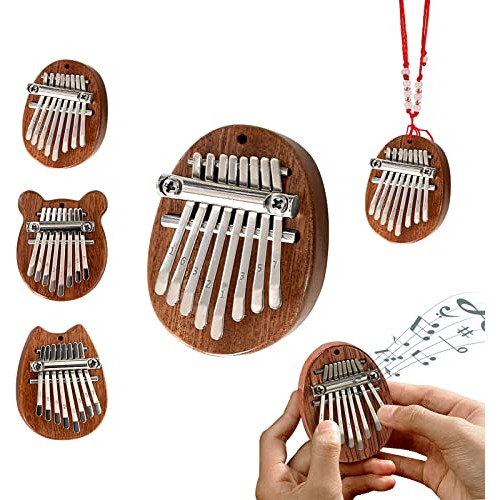 Mini Thumb Piano, 8 Key Mini Kalimba Finger Piano, Portable