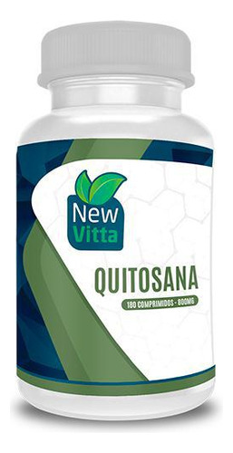 Quitosana New Vitta® 180 Comp. 800mg - Fibra Natural
