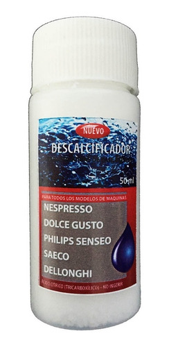 Descalcificador Antisarro Dolce Gusto Nespresso Senseo Saeco