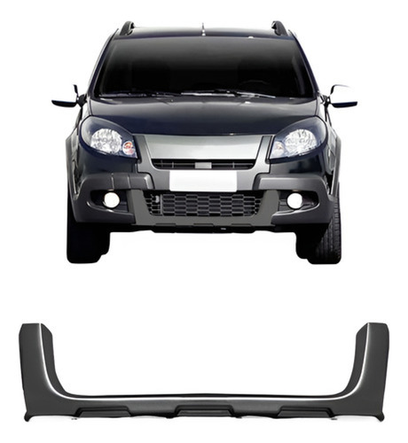 Moldura Parachoque Dianteiro Sandero Stepway 12 13 14 Inf