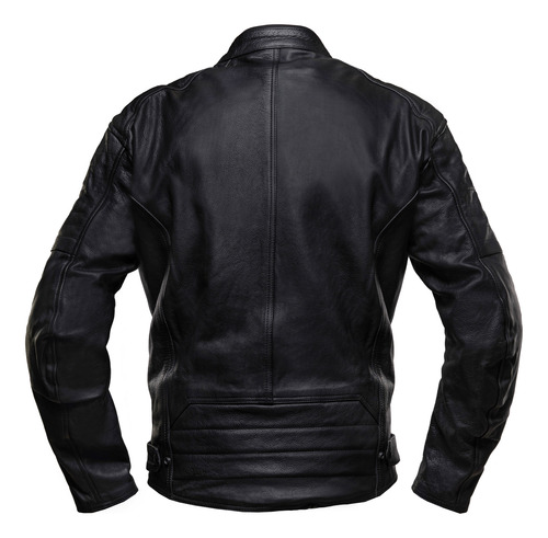 Imagen 4 de 8 de Campera Cuero Moto Stav Style 1 Protection Shock Control