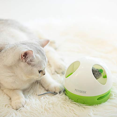 Petgeek Juguetes Automáticos Para Gatos Electrónicos Interac
