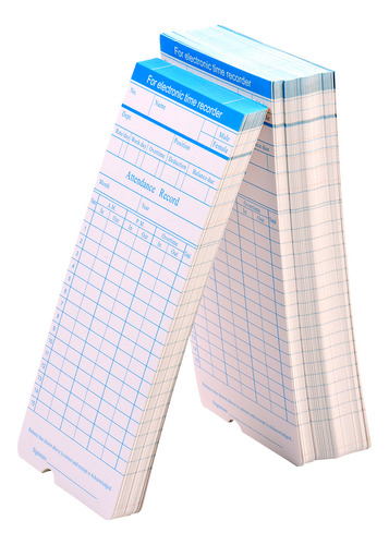 Cartões De Ponto De 90 Unidades Para Gravador De Relógio Atn