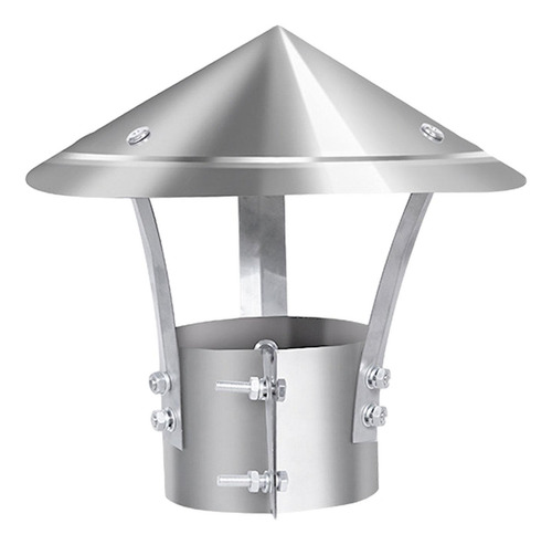 Cubierta De Ventilación Con Tapa De Lluvia Para Chimenea,
