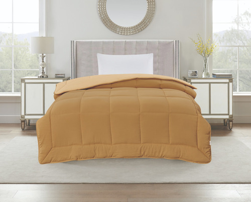Acolchado Classic Drims Reversible King Marrón