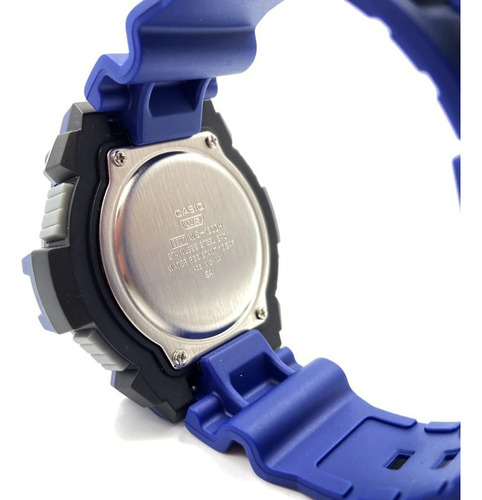 Reloj Casio Ws-1300h-2a Mareas Fase Lunar Bateria 10 Años Color de la malla Azul Color del bisel Gris Color del fondo Natural