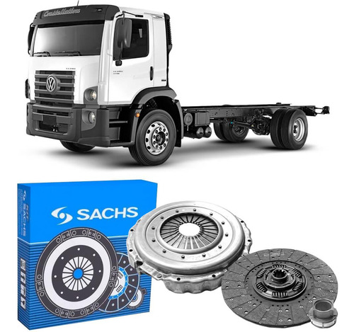 Kit Embreagem Vw Constellation 17280e 2012 13 14 2015 Sachs