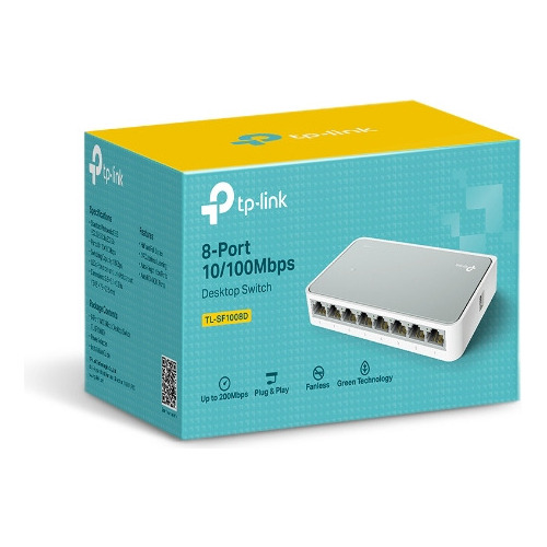 Ltc Switch Tp-link Tl-sf1008d 8p 10-100mbps Rj 45