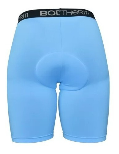 Calza Corta Ciclista Bodytherm Con Badana Unisex Bici Olivos