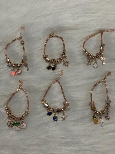 Kit 15 Pulseiras Estilo Pandora Atacado Bijuteria Finas