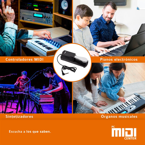 Imagen 5 de 9 de Pedal Sustain Sp-1 Piano Teclado Sintetizador Promo