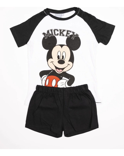 Pijama Mickey Mouse Niños Manga Corta Original Disney® 