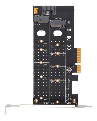 Adaptador Nvme Pcie M.2 A Pcb Poroso Dual M.2 Pcie Expansion